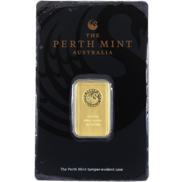 10g Perth Mint .9999 Fine Gold Bar, Still Sealed! (Tax Exempt)