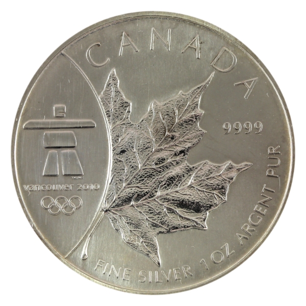 2008 $5 SML Olympic Commemorative 1oz .9999 Fine Silver (Tax Exempt)