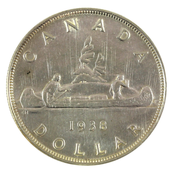 Silver $1 1938 VF-EF (Cleaned)
