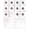 Image 9 : 5-cent 1880-2022 Bulk Collection in 8x 20-Pocket Sheets in 3 Ring Binder. 150pcs. 