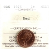 Image 1 : 1-cent 1976 ICCS MS67 Red 