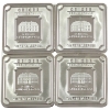 4x 1oz Geiger Edelmetalle 2 Consecutive Pairs .999 Fine Silver Bars. 4pcs. (Tax Exempt)