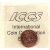Image 2 : 1-cent 1985 Pointed 5 ICCS MS65 Red