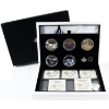 Image 1 : 2016-2017 $20 Landscape Illusion 5 Coin Set in White Ornate Case Fine Silver. (Tax Exempt)