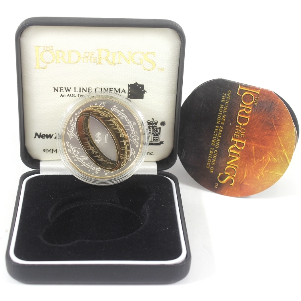 New Zealand Silver 2003 $1 Lord of the Rings 28.28g .925 Fine Silver