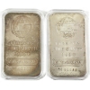 Image 1 : 2x 1oz Engelhard c.1981 Wide E Logo Centred in Globe, Portrait .999+ Silver Bars. 2pcs. (Tax Exempt)