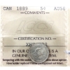 Image 1 : 5-cent 1889 ICCS AU58