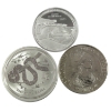 Image 1 : *3x 1oz World 2010-2023 Fine Silver Rounds. 3pcs.