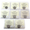 Image 2 : 10-cent 1982 to 1989 ICCS MS65. 8pcs