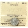Image 1 : 5-cent 1915 ICCS EF40