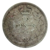 Image 2 : 10-cent 1871H Rotated Dies ICCS VF20