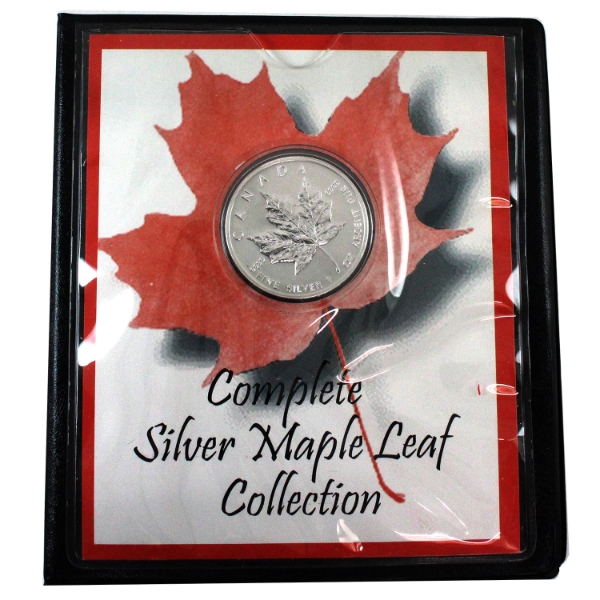 1995 $5 1oz SML .9999 Fine Silver In First Commemorative Mint Folder (Tax Exempt)