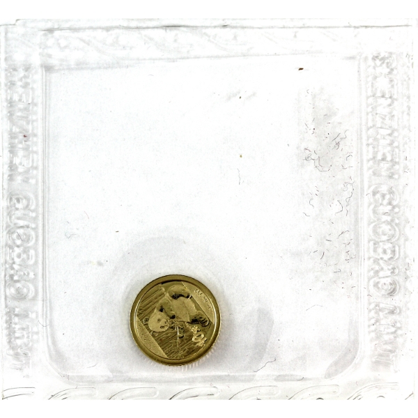 1g China 2017 10 Yuan Panda .999 Gold Coin (Tax Exempt)