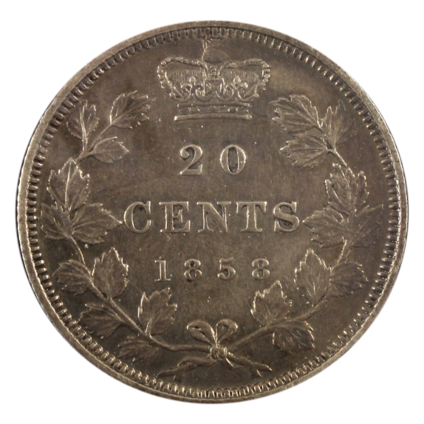 20-cent 1858 Coinage EF40