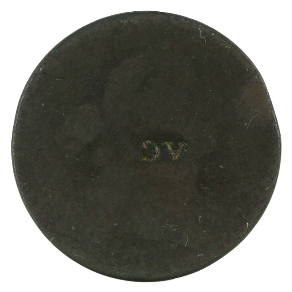 USA 1807 1-cent Stamped Over With 'AG'