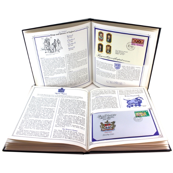 Silver Jubilee of Queen Elizabeth II & Kings & Queens of England Collection of First Day Covers. 