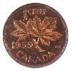 Image 3 : 1-cent 1959 ICCS PL67 Red, UHC