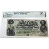Image 1 : 800-12-06a 1861 $5 Westmorland Bank of New Brunswick Legacy VF20 Jones 2 Imprints SN: 13114 