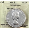 Image 1 : Silver $1 1956 ICCS PL67 HC. Frosted Designs with Reflective Fields