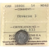 Image 1 : 5-cent 1880H Obv 3 ICCS MS62