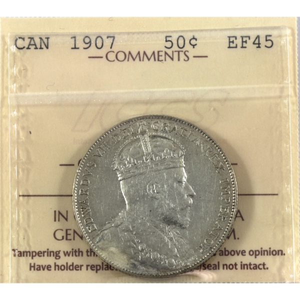 50-cent 1907 ICCS EF45