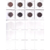 Image 2 : Lot of 28x Large Cents 1876-1901 in Plastic Sheets. 28pcs