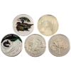 Image 1 : 5x 1/2oz $10 2012-2015 Assorted Fine Silver Coins. 5pcs. (Tax Exempt) 
