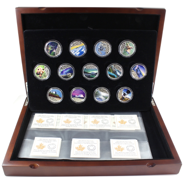 2017 $10 Celebrating Canada's 150th 1/2oz .9999 Fine Silver 13-coin Set (Tax Exempt)