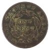Image 1 : USA 1828 Coronet Head Cent Large Narrow Date VF-EF (Corrosion) 