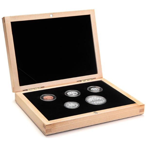 2010 Canada's Voyageur Dollar Anniversary Limited Edition 5-coin Proof Set