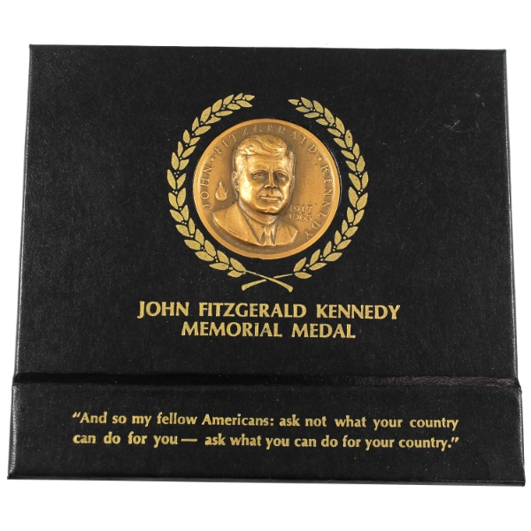USA 1964 John Fitgerald Kennedy Memorial Medal Bronze, 33mm