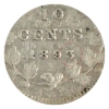 Image 3 : 10-cent 1893 Flat Top 3, Obverse 3 F-VF (scratched)