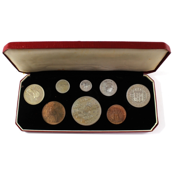 New Zealand 1953 8-Coin Set