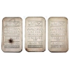 Image 1 : 3x 1oz Johnson Matthey Fine Silver Bars with 'JM' Logo Reverse. 3pcs. (Tax Exempt)