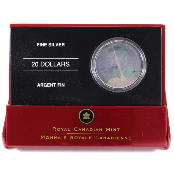 2006 $20 Architectural Treasures - CN Tower 1oz .9999 Fine Silver Coin (Tax Exempt)