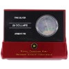 Image 1 : 2006 $20 Architectural Treasures - CN Tower 1oz .9999 Fine Silver Coin (Tax Exempt)