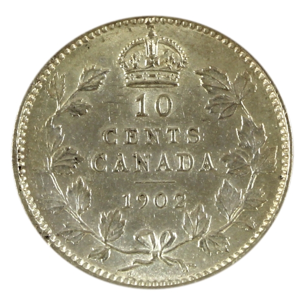 10-cent 1902 AU-UNC