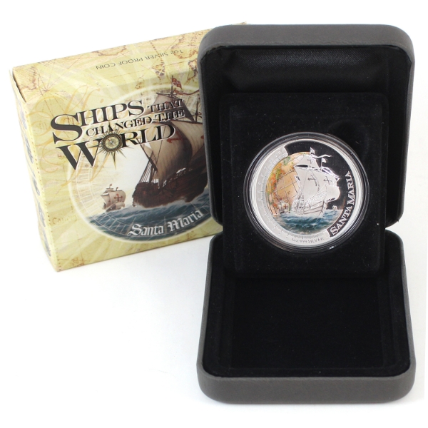 Australia Perth Mint 2011 Ships That Changed the World 1oz Silver Proof Coin (Tax Exempt)