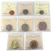 Image 1 : Mixed Denomination 1960-2023 ICCS MS63 to SP66. 8pcs.