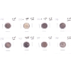 Image 1 : 5-cent 1902-1919 F-VF Collection in 8-Pocket Sheet