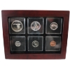 1967 Centennial 6-Piece Year Set in Mahogany Finish Display Case