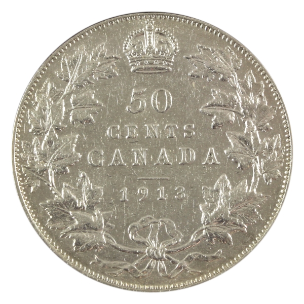 50-cent 1913 VF-EF