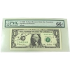 Image 1 : USA 2001 FR-L12 $1 PMG GEM UNC66 EPQ Marin-O'Neil SN:L94857990B *Signed!*
