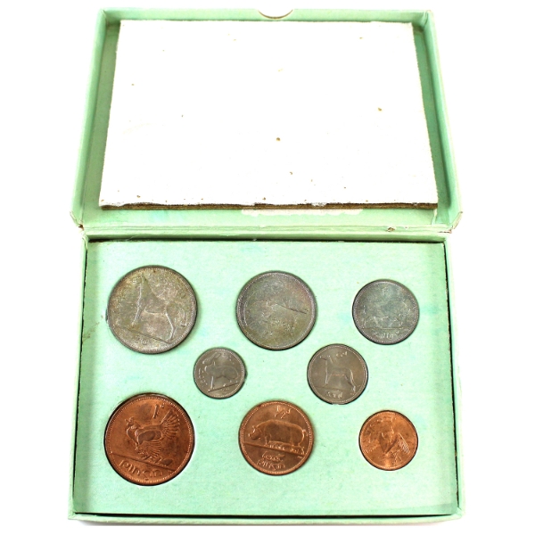 Ireland 1941-1950 Proof Set In Original Box.