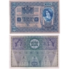 Image 2 : Austria 1902 Pick#59 1000 Kronen AU & 1918 Pick#66 10000 Kronen UNC. 2pcs. 