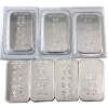 Image 2 : 7x 1oz Apmex 2013-2022 Chinese Zodiac .999 Silver Bars. 7pcs. (Tax Exempt)