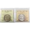 Image 1 : 50-cent 1940 & 1941 ICCS MS64. 2pcs.