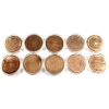 Image 2 : Group Lot of Historical Medals 1.2oz-Bronze, 44mm. 10pcs