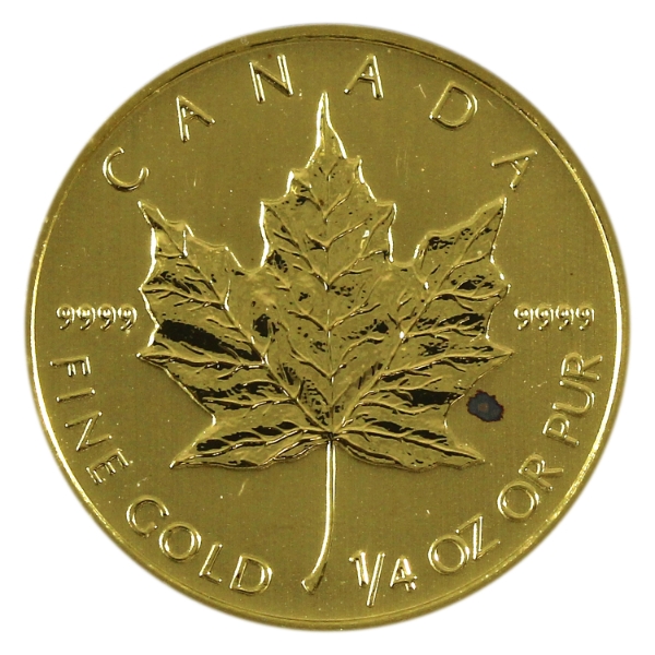 2014 $10 GML 1/4oz .9999 Fine Gold (Tax Exempt)