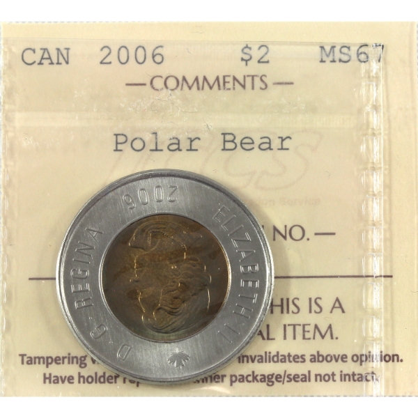 $2 2006 ICCS MS67